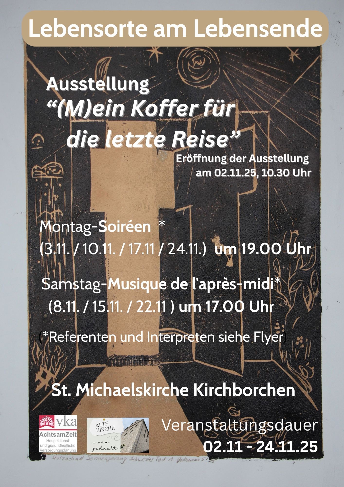Novemberprogramm der Arbeitsgruppe ,,Alte Kirche - neu gedacht''