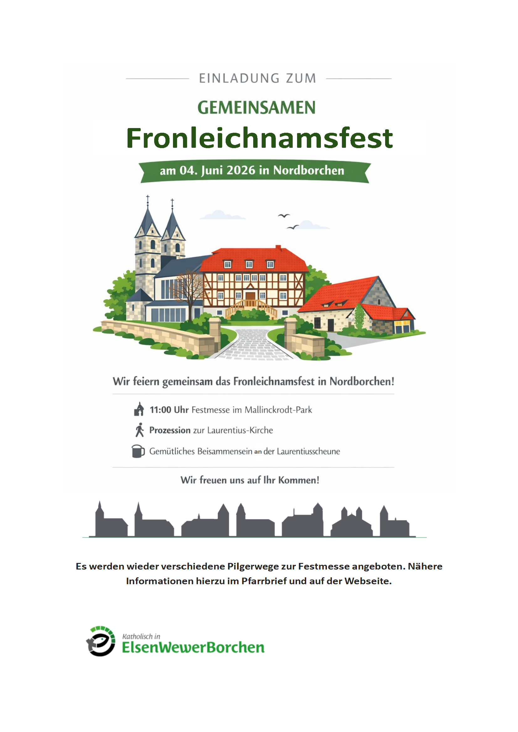 Fronleichnam 2026 – Gemeinsam!