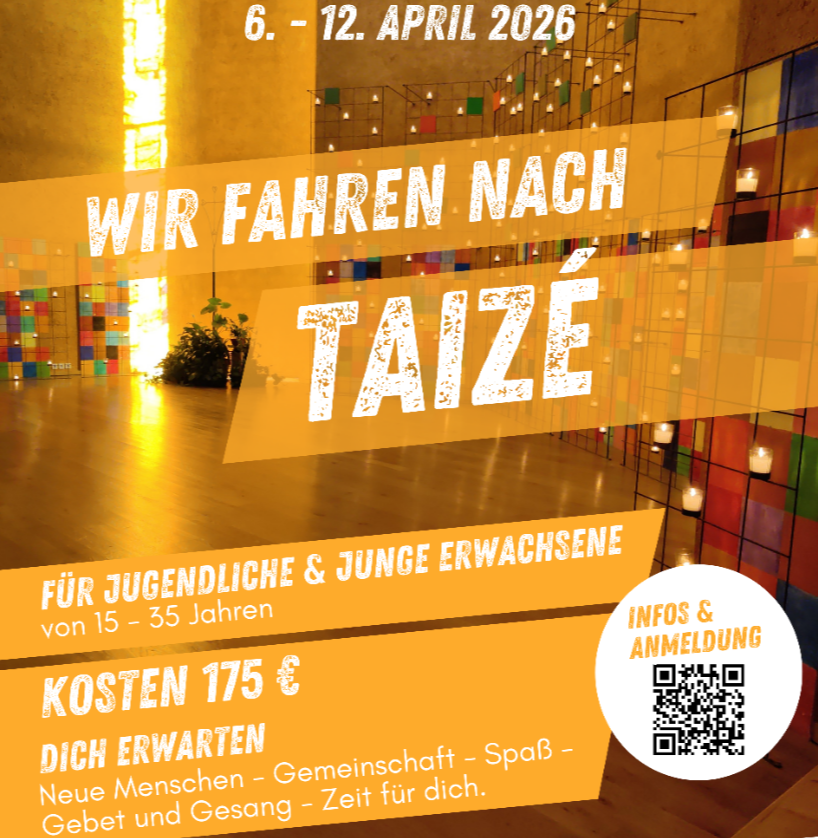 wir fahren nach Taize'