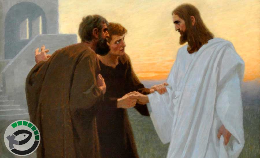 Jesus und der Gang nach Emmaus
